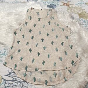 Ginger G Cactus Print Tank Top